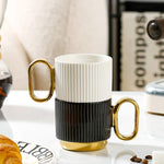 Nordic Lines Ceramic Coffee Cup