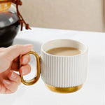 Nordic Lines Ceramic Coffee Cup