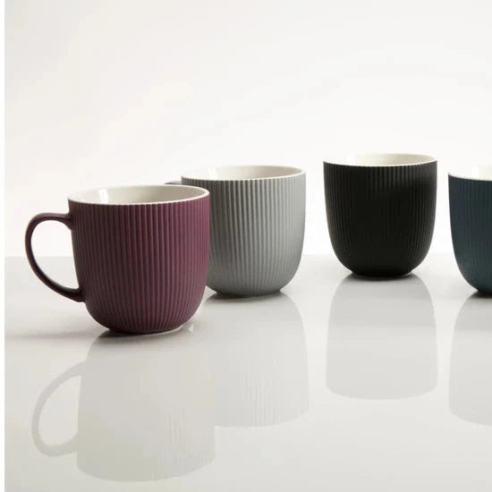 Striped Ceramic Coffee Mug