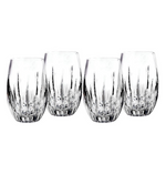 Delisoga Lined Transparent Drinking Glass - Set of 6
