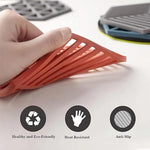 Non-Slip Pads Heat Resistant Silicone Mat Drink Cup Coasters - 4pcs - Home Hatch