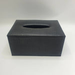 Rectangular Leather Tissue Box