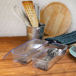 Acrylic Transparent Cutlery Storage Box Container/Box