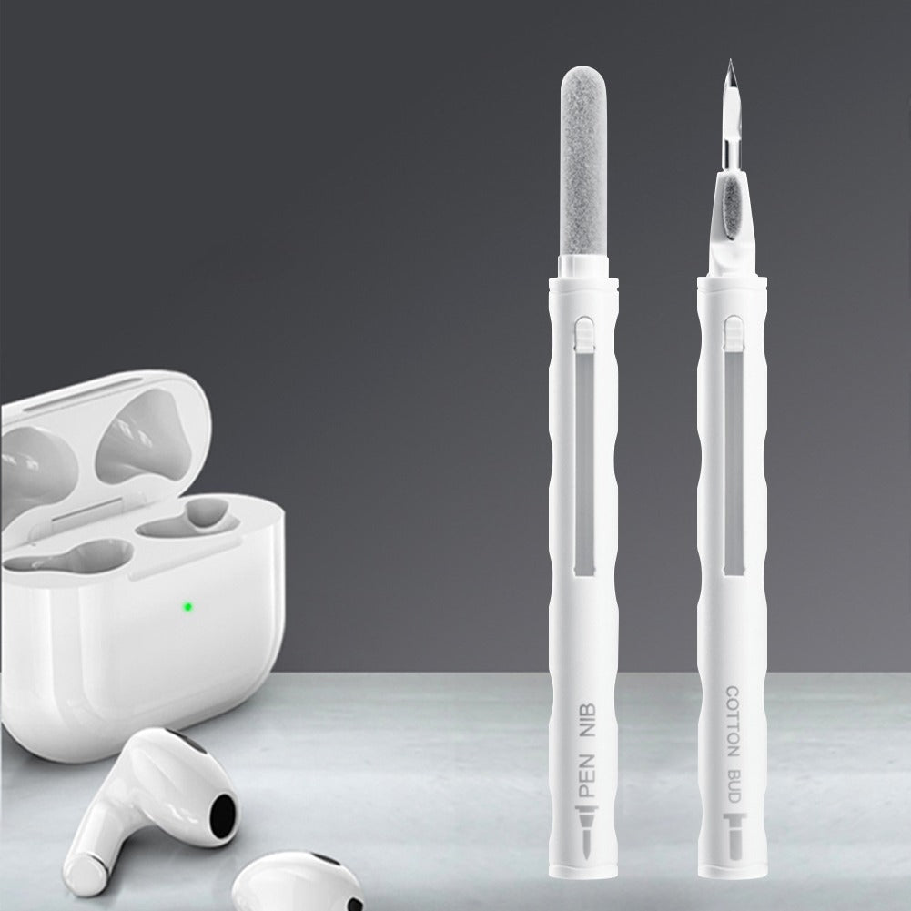 3-in-1 Gadgets Cleaning Pen Compact Cleaning Kit with Soft Brush and Pin