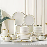 32-Piece Premium Ceramic Dinner Set | Elegant Tableware Set for 6 Persons