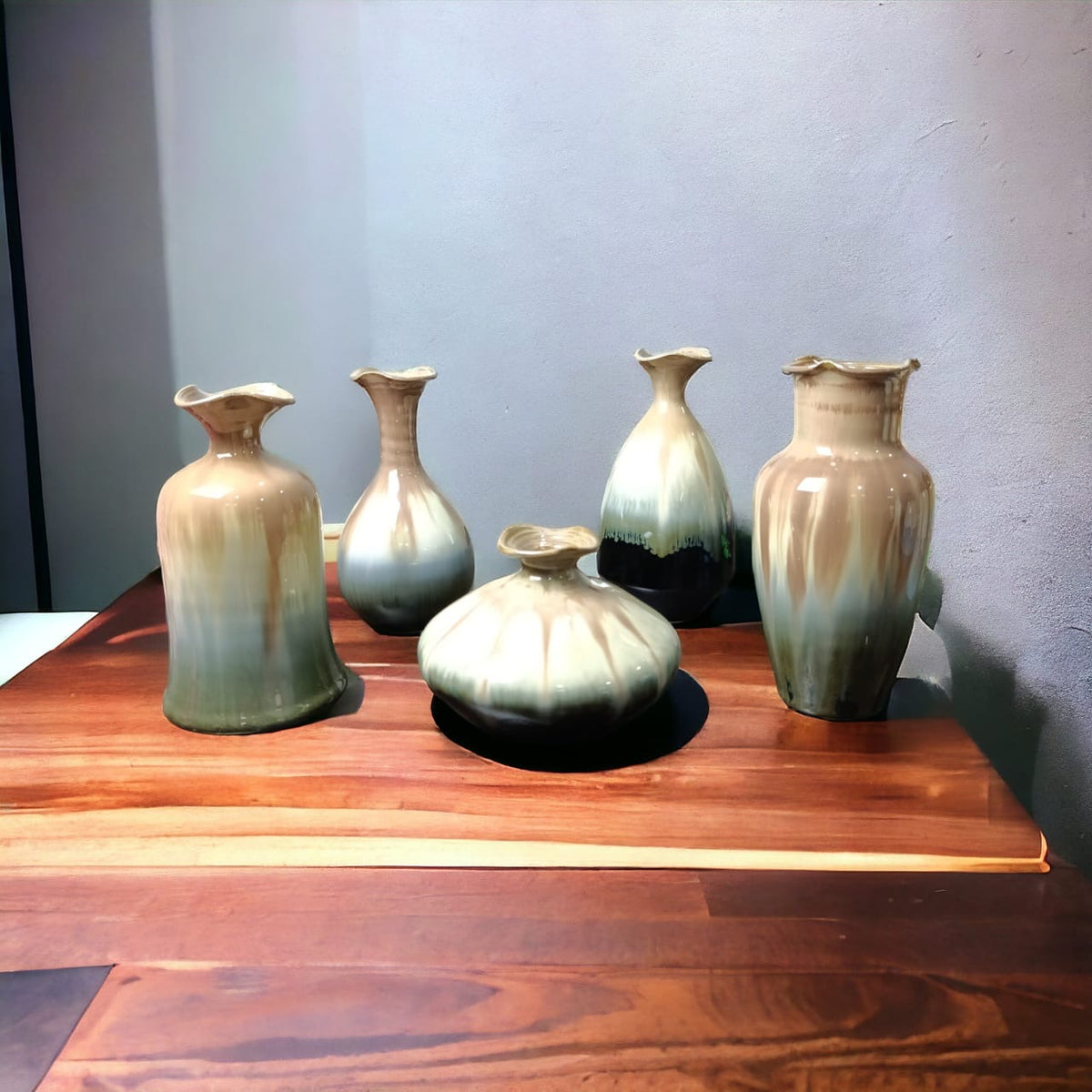 Mediterranean Glazed Ceramic Vase | Home Decor | Pots & Vases