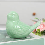 Ceramic Sparrow Statue | Bird Figurine | Home Décor