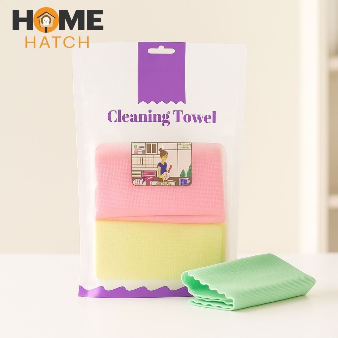 Small Kitchen Micro Cleaning Towels 3-Pcs