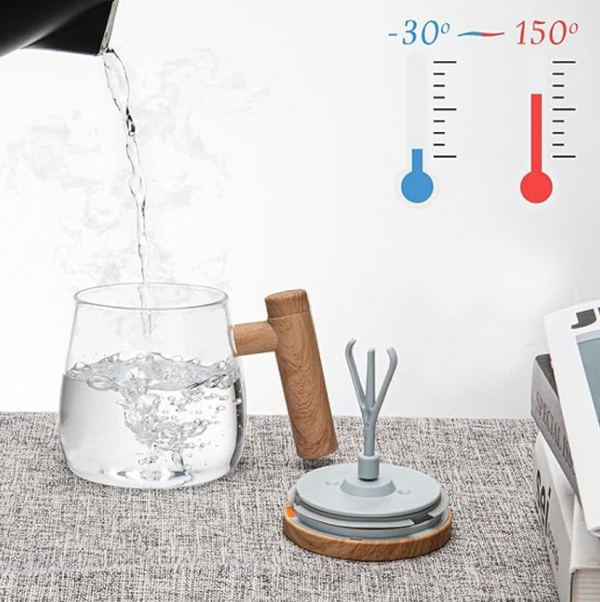 400ml Self-Stirring Coffee Mug – USB Rechargeable Automatic Mixing Cup – Home Hatch Pakistan”