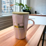 Luxury Octagon Mug With Bamboo Lid, Handle & Sugar Spoon - Home Hatch