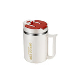 Insulated Coffee Mug With Handle and Spoon