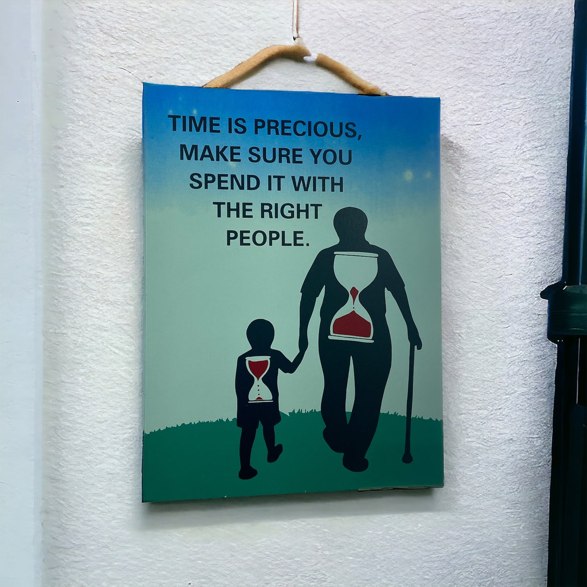 "Time is Precious" Wall Art | Wall Décor - Home Hatch