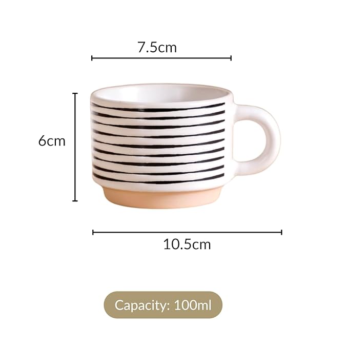 Ceramic Cups Tea & Coffee Mugs with Glossy Finish