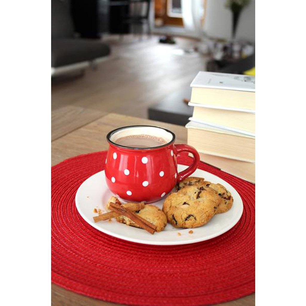 Polka Dot Ceramic Coffee Mug