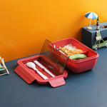 1400ml Lunch Box With Spoon and Chopsticks