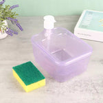 Soap Dishwash Dispenser With Sponge Holder