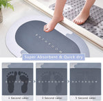 Quick Dry Absorbent Anti-slip Bathroom Doormat