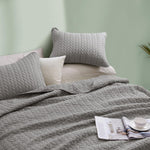 Autumn Bliss Grey Bed Spread