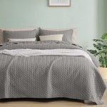 Autumn Bliss Grey Bed Spread