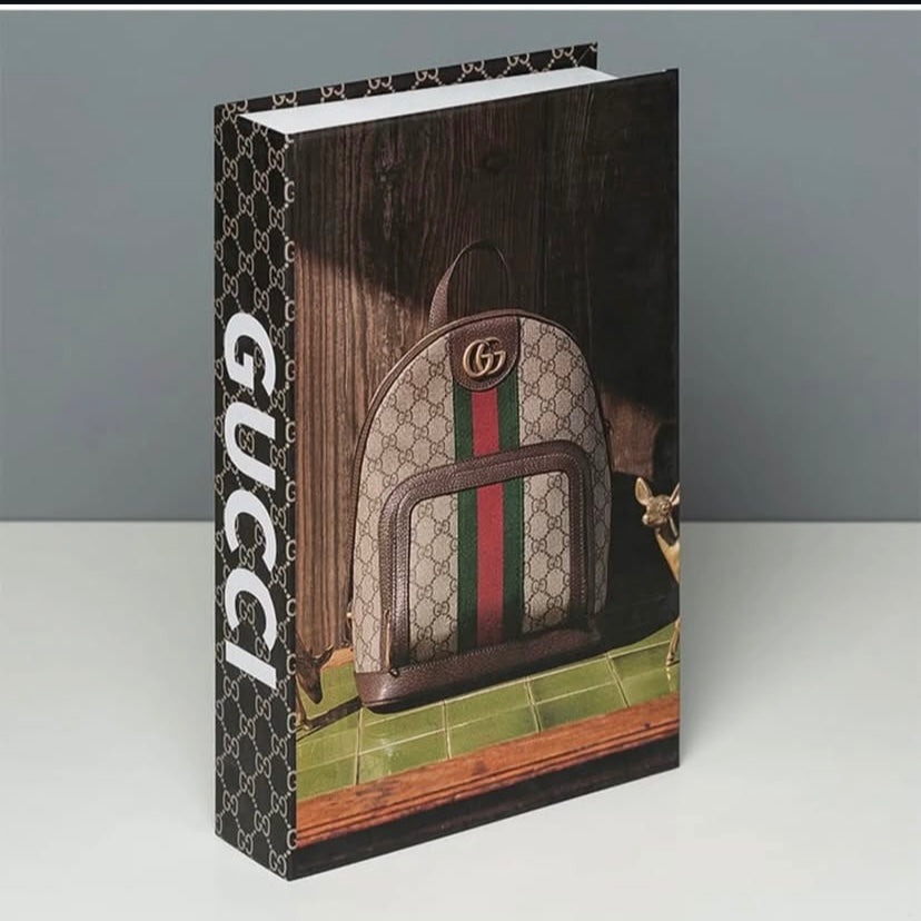 Gucci Faux Decorative Designer Books | Home Decor