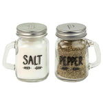 Mason Jar Salt And Pepper Shaker Set | Kitchen Accessories - Home Hatch