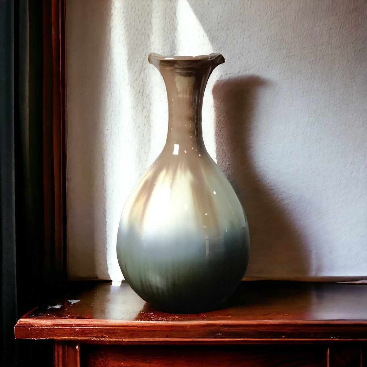 Mediterranean Glazed Ceramic Vase | Home Decor | Pots & Vases