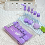 6 Pcs Travel Refillable Bottles Set with Pouch – Empty Toiletry Containers