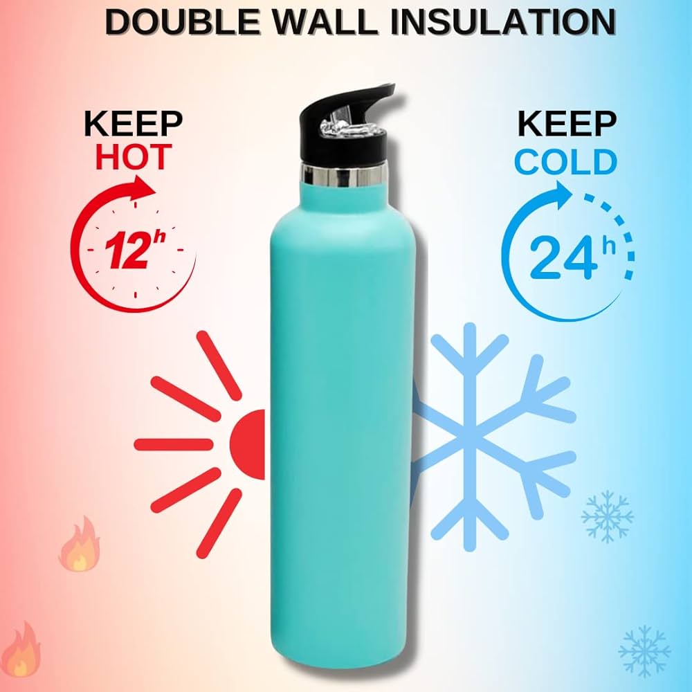 Insulated Stainless Steel Sipper Flask Bottle