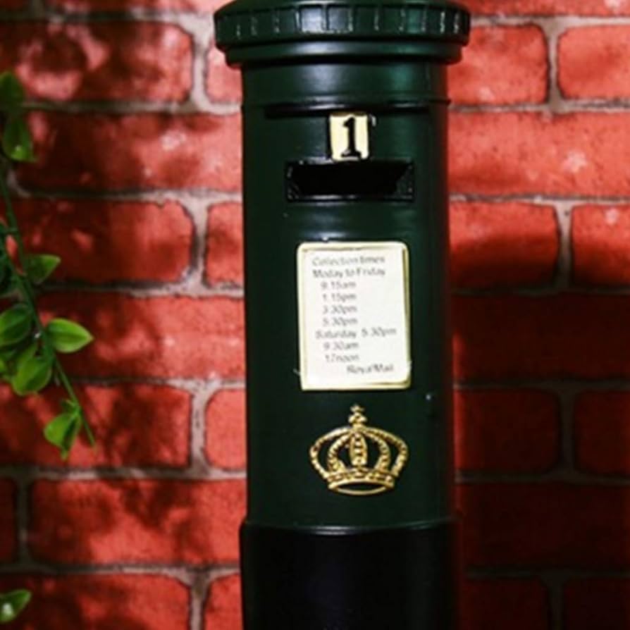 British Style Resin Mail Box Decoration Piece | Table Décor & Money Box