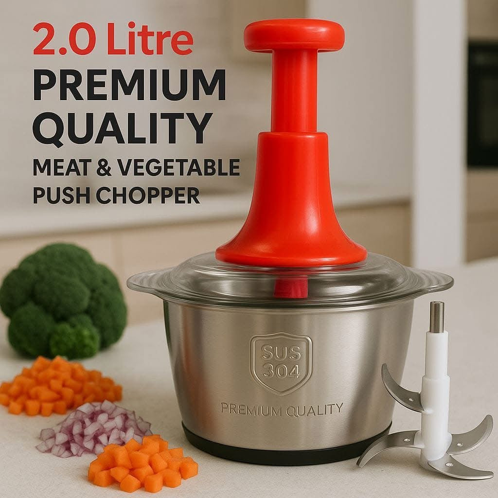 Multifunctional Manual Speedy Food Processor/ Hand Chopper | Kitchen Accessories