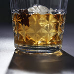 Delisoga Prism Pattern Classical Crystal Drinking Glass | Set of 6