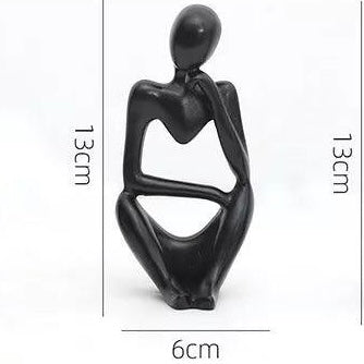 Black Thinking Mannequins Set | Figurine | Home Décor
