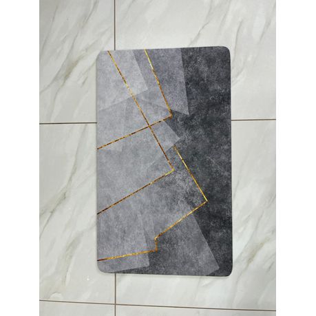 Abstract Design Quick Dry Absorbent Anti-slip Bathroom Door Mat