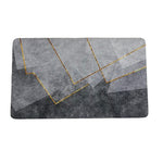 Abstract Design Quick Dry Absorbent Anti-slip Bathroom Door Mat