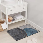 Abstract Design Quick Dry Absorbent Anti-slip Bathroom Door Mat