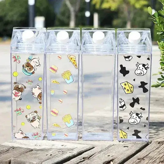 Acrylic Transparent Milk Bottle | Water & Juice Bottle for Daily Use