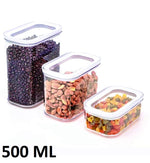 Airtight Food Storage Containers with Lids – Stackable Kitchen & Pantry Organizer Jars