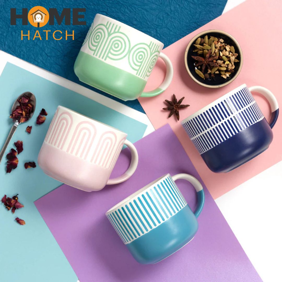 Arches Ceramic Coffee Mug Pakistan – Modern Pattern Series Premium Ceramic Mug for Coffee, Tea & Hot Chocolate