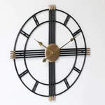  Black n Gold Minimalistic Design Wall Clock | Wall Hanging Clock