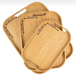 Bamboo Sleek Design Serving Trays Set of 3