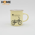Bicycle Print Ceramic Coffee and Tea Mug