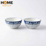 Blue and white ceramic multipurpose bowls assorted sizes – Home Hatch Pakistan