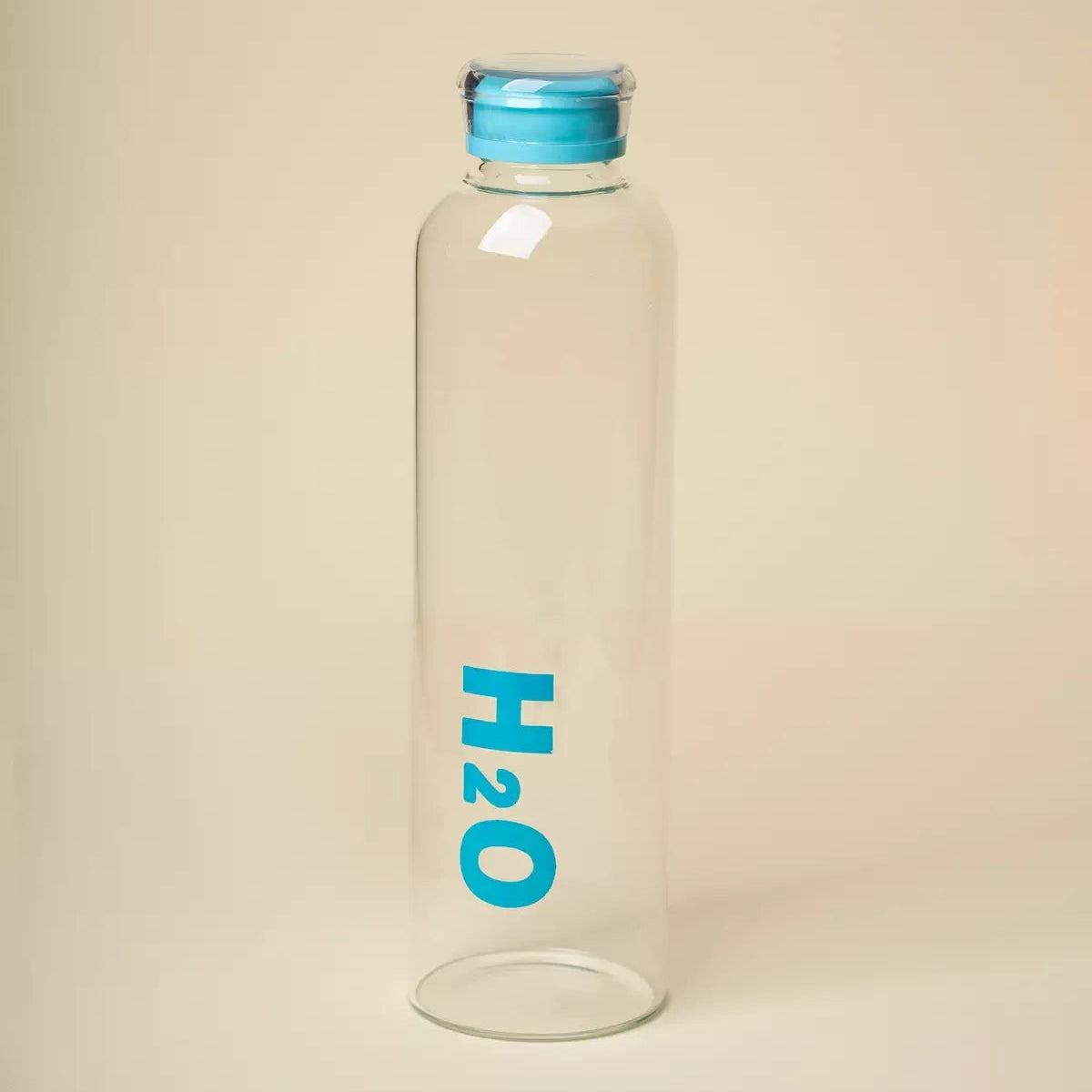 Borosilicate Glass Water Bottle with Plastic Cap – Leakproof – Home Hatch Pakistan