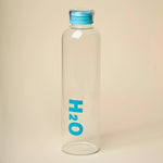 Borosilicate Glass Water Bottle with Plastic Cap – Leakproof – Home Hatch Pakistan