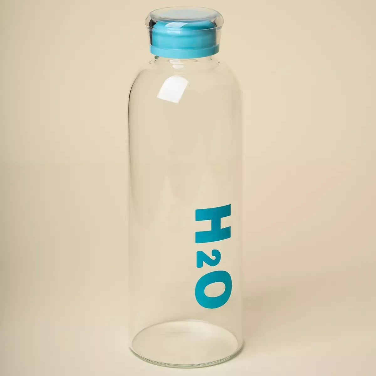 Borosilicate Glass Water Bottle with Plastic Cap – Leakproof – Home Hatch Pakistan