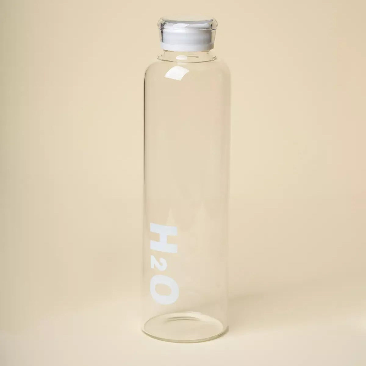 Borosilicate Glass Water Bottle with Plastic Cap – Leakproof – Home Hatch Pakistan