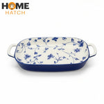 Brilliant 14" Oval Plate with Handle