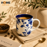 Brilliant 400ml ceramic coffee mug with floral design and large handle for tea, coffee, home and office use.Brilliant 400ml mugBrilliant ceramic coffee mug400ml ceramic mugfloral coffee mugceramic tea mugcoffee mug with large handlepremium coffee mugtea and coffee cupceramic mug Pakistancoffee mug for home and office 