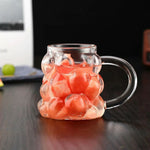 Bubble Shape Transparent Drinking Glass Pakistan – Stylish Modern Glass Cup for Juices, Cocktails, Smoothies & Iced Coffee