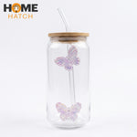 butterfly glass tumbler with bamboo lid and glass straw aesthetic drinking cup Pakistanbutterfly glass tumbler Pakistanglass tumbler with bamboo lidaesthetic drinking glass Pakistanglass cup with strawiced coffee glass tumblerreusable glass tumbler PakistanHome Hatch drinkwaresmoothie glass cupeco friendly glass cupcute glass tumbler
